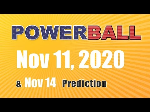 Winning numbers prediction for 2020-11-14|U.S. Powerball