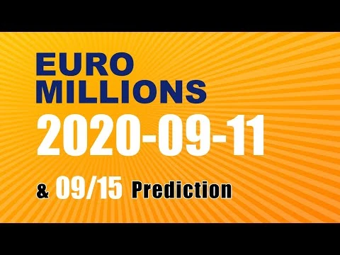 Winning numbers prediction for 2020-09-15|Euro Millions
