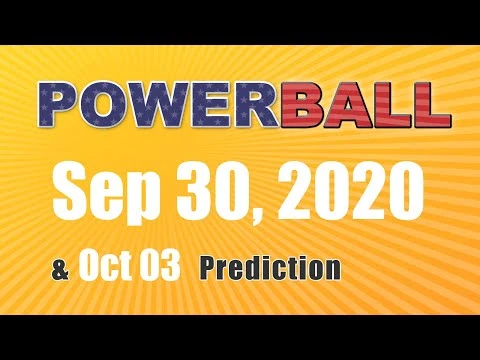 Winning numbers prediction for 2020-10-03|U.S. Powerball