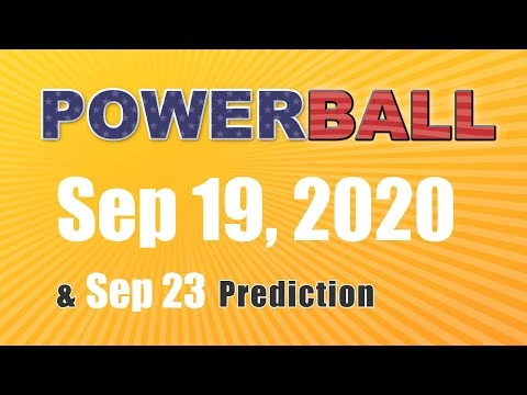 Winning numbers prediction for 2020-09-23|U.S. Powerball