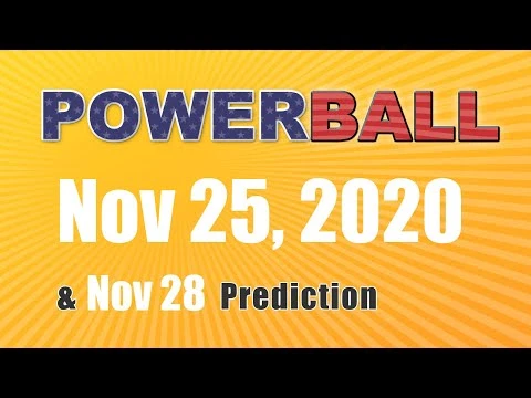 Winning numbers prediction for 2020-11-28|U.S. Powerball