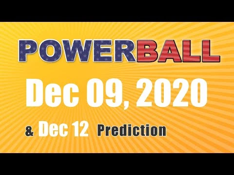 Winning numbers prediction for 2020-12-12|U.S. Powerball